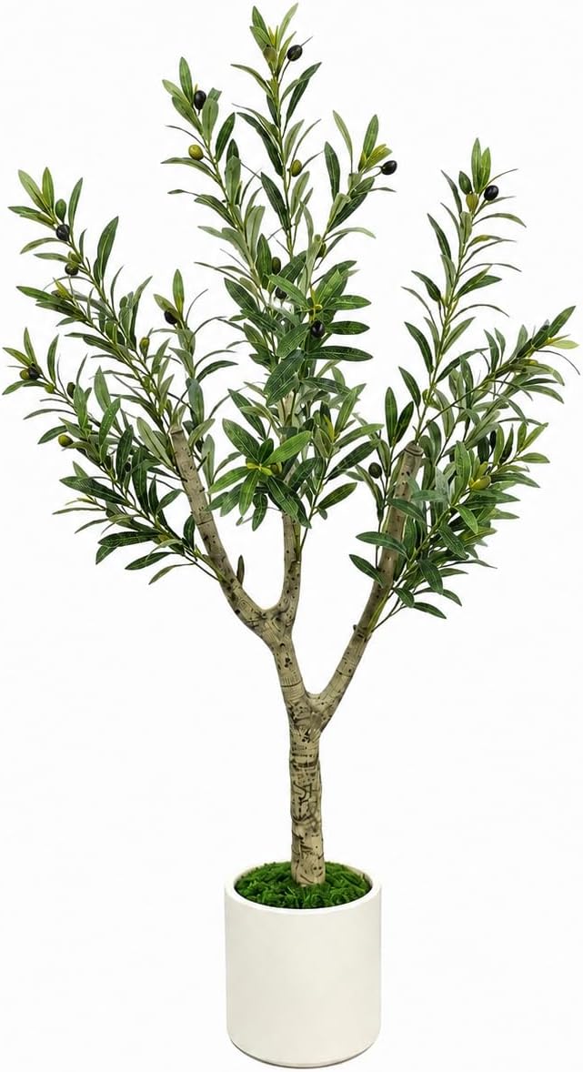4' Faaux Olive tree (2). 5