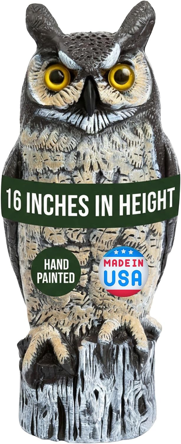 Dalen Lifelike Great Horned Owl Decoy1