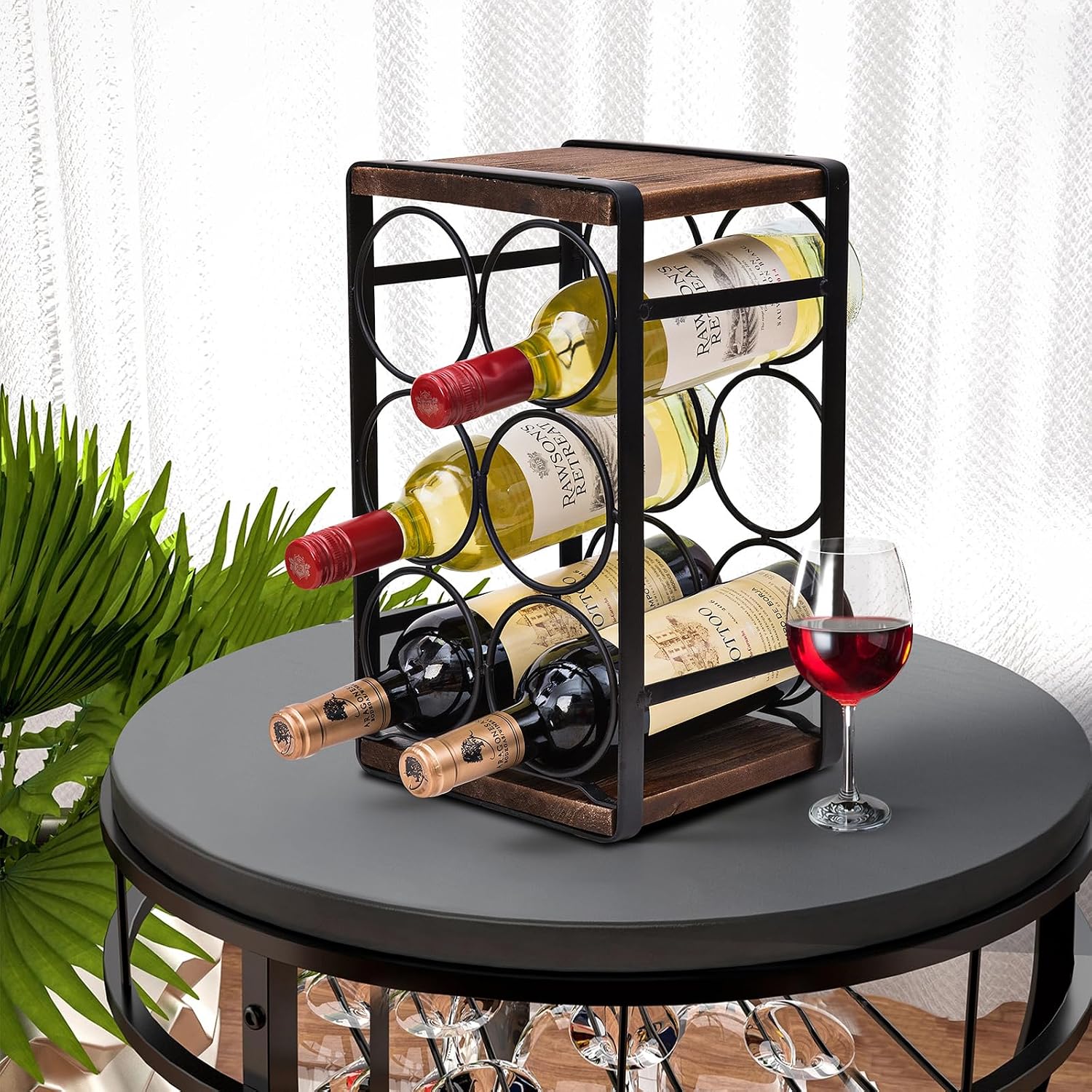 Rustic Wood Countertop Wine5
