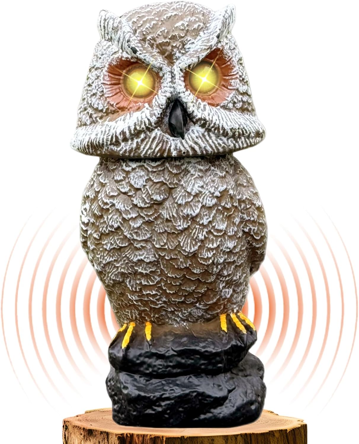 Solar Powered Owl with Motion Detection