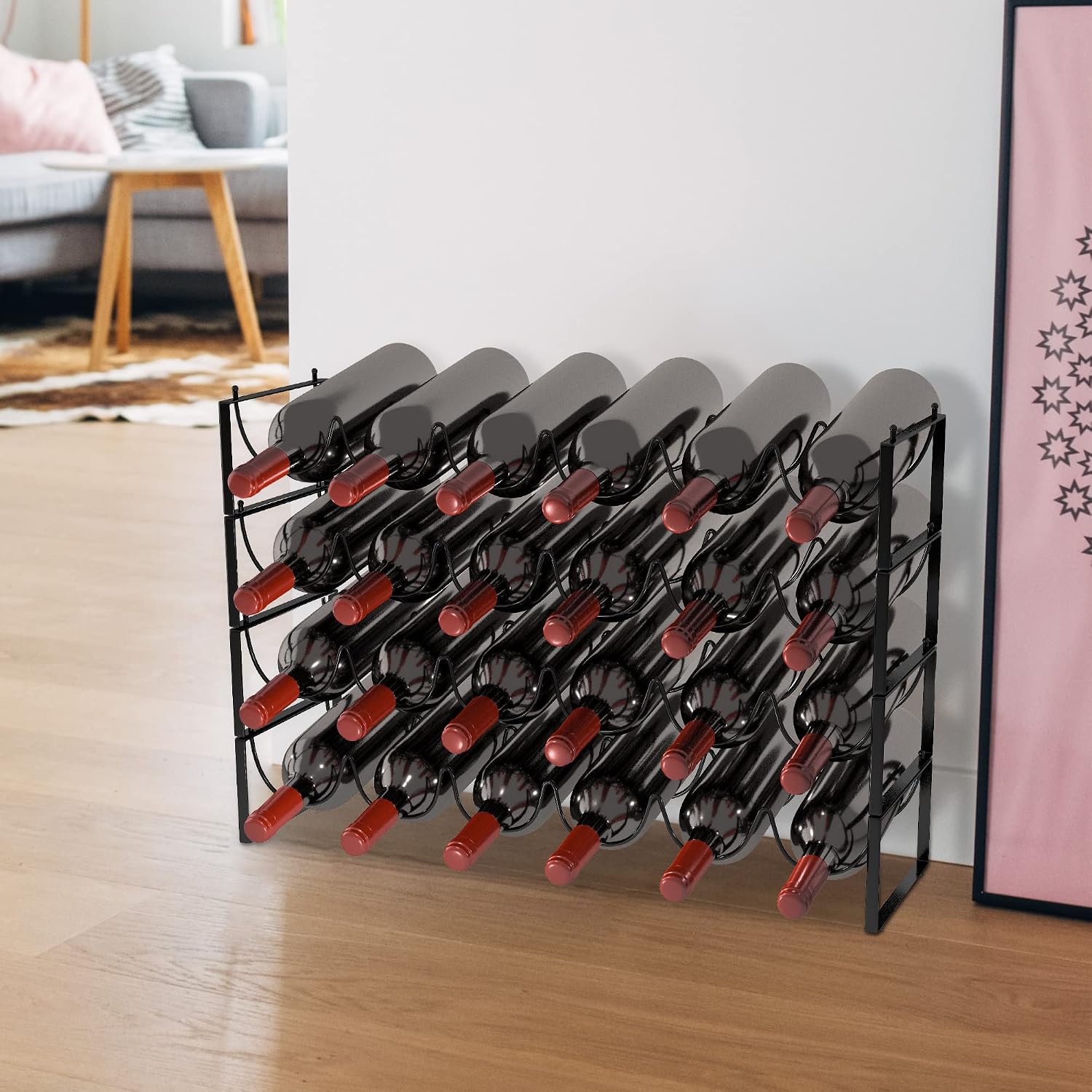 TONLEA 4 Tier Wine Rac2