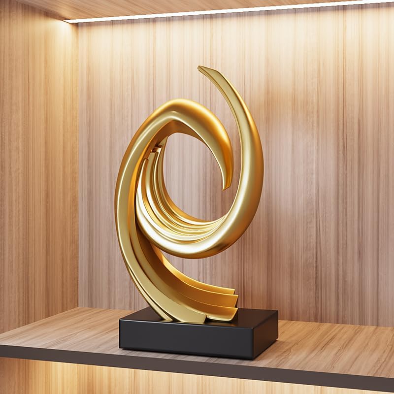 Wave Resin Origami Statue