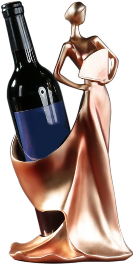 Wine Bottle Holder Beauty Lady