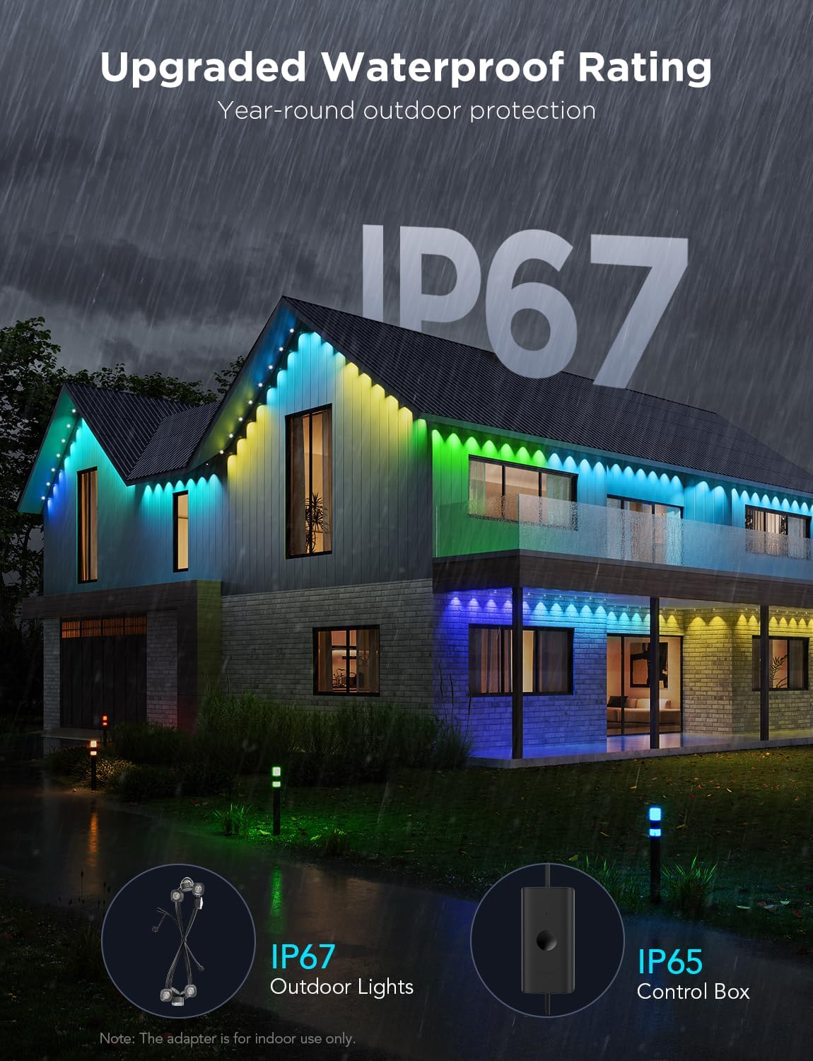 Govee Permanent Outdoor Lights14